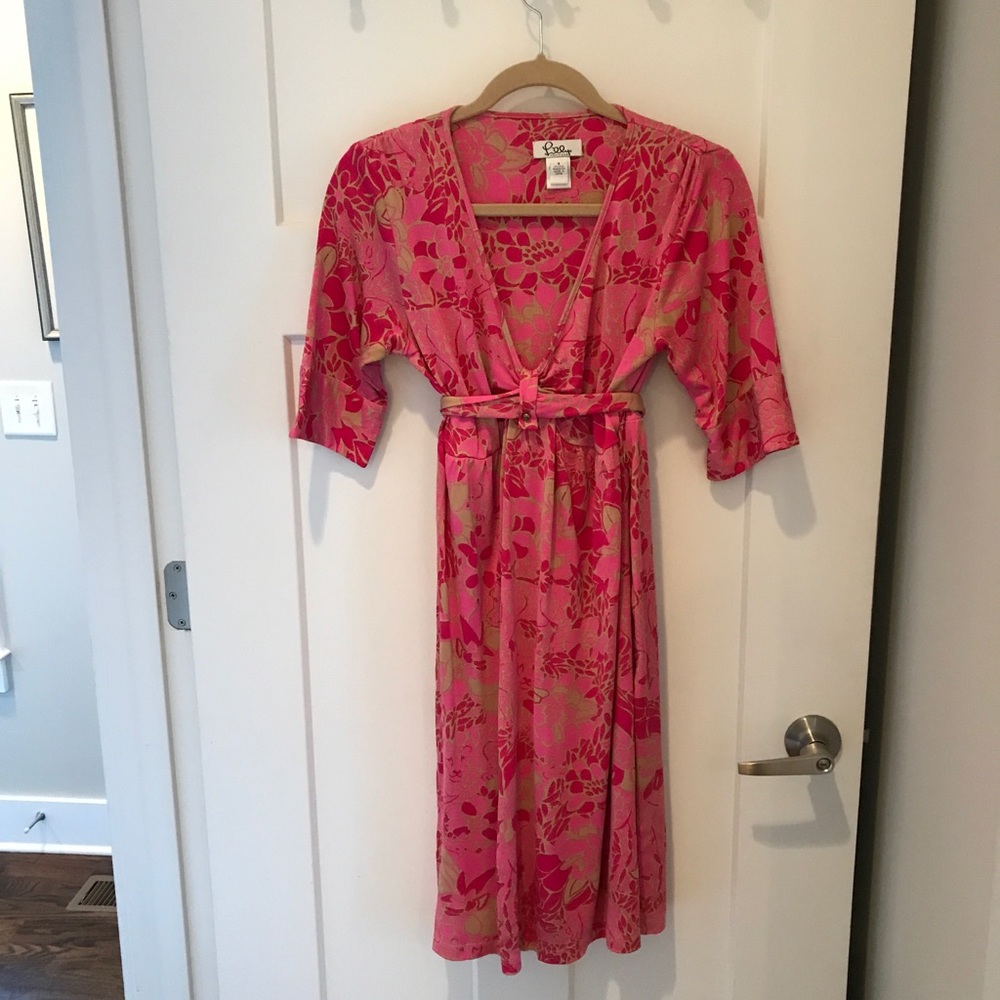Lilly Pulitzer soft silk dress